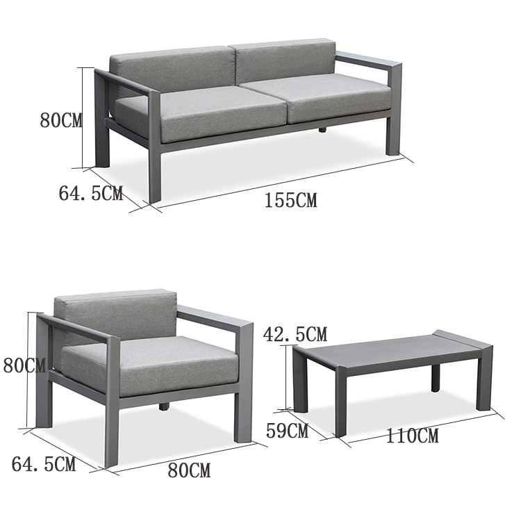 Sofa 2seat a-muigh