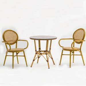 Handmade PE Rattan Wicker ArmChair