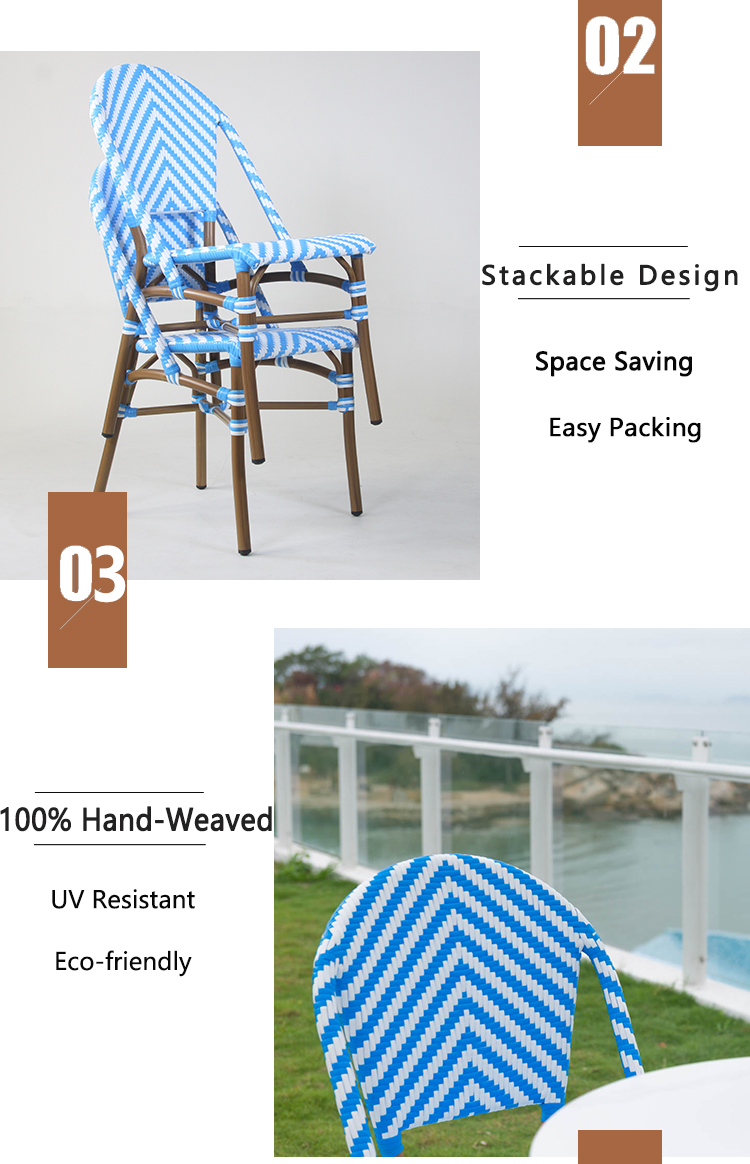 Outdoor stackable chair