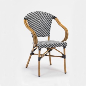 Textilener Fabric Patio Stackable ArmChair