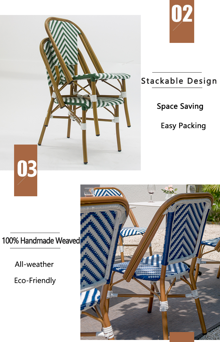 Plastic Rattan Dining Chair