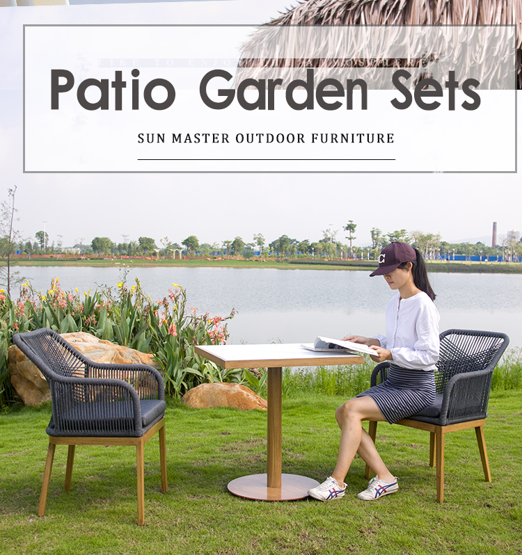 Outdoor Rope Bistro Chair