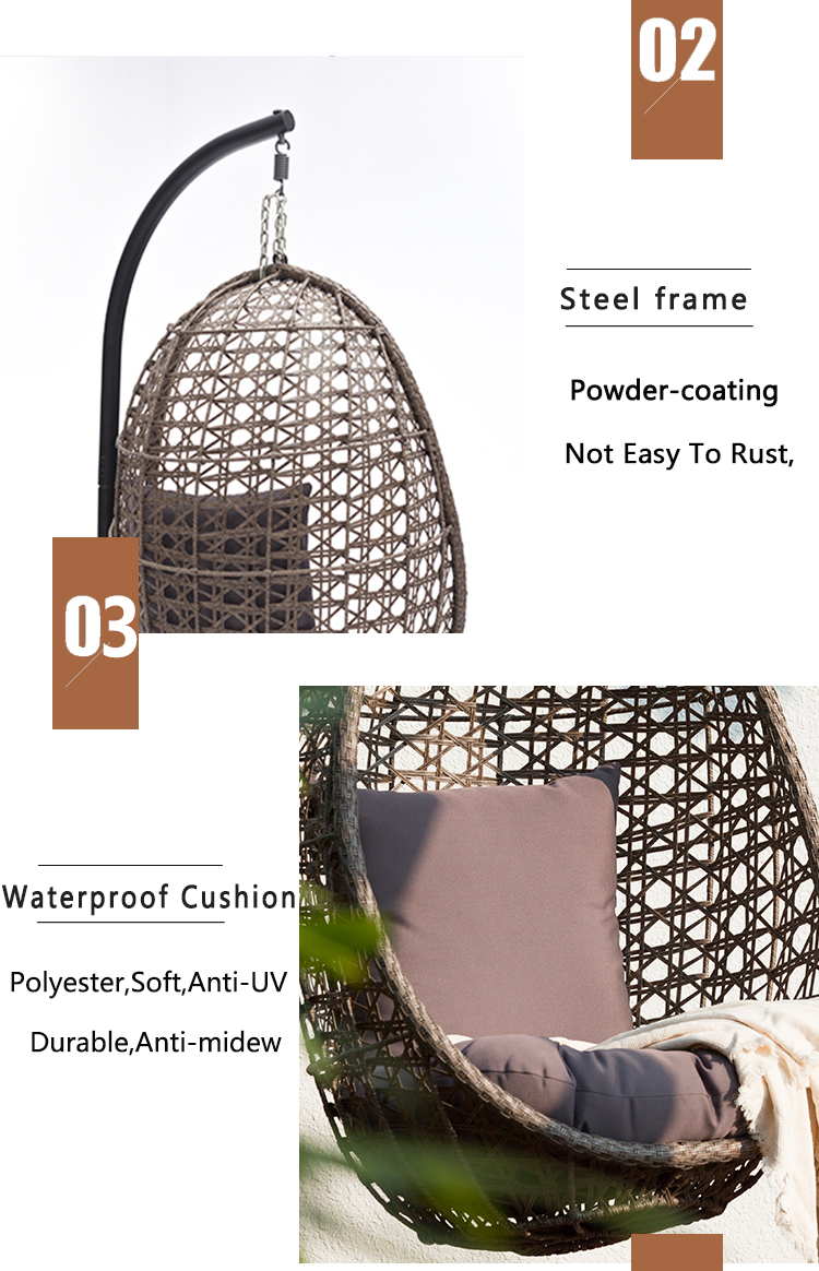 Patio Metal Swing Chiar