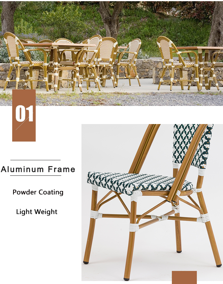 Rattan Wicker bistro Chair