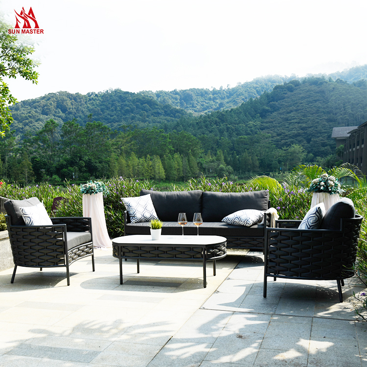Custom Rattan Wicker Outdoor Sofa Set